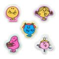 Japan Sanrio Plump Sticker - Mr. Men & Little Miss : Little Miss Sunshine Purple - 5