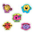 Japan Sanrio Plump Sticker - Mr. Men & Little Miss : Mr. Happy Blue - 5
