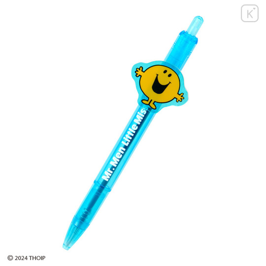 Japan Sanrio Ballpoint Pen - Mr. Men & Little Miss : Mr. Happy Blue - 1