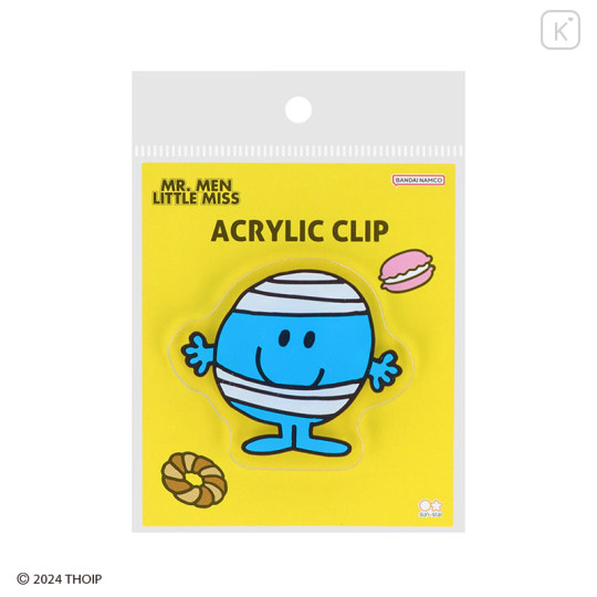 Japan Sanrio Acrylic Clip - Mr. Men & Little Miss : Mr. Bump - 1