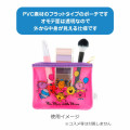 Japan Sanrio Clear Flat Mini Pouch - Mr. Men & Little Miss : Party Purple Pink - 2