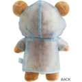 Japan San-X Plush Toy - Rilakkuma : Rainy Day to Sunny Raincoat Blue - 2