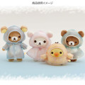 Japan San-X Plush Toy - Rilakkuma : Rainy Day to Sunny Raincoat Blue - 5