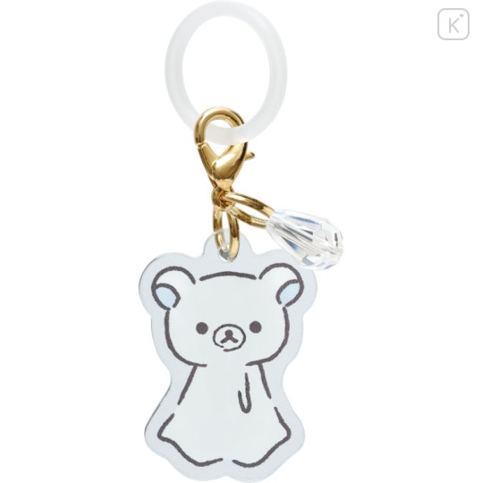 Japan San-X Acrylic Keychain - Rilakkuma : Rainy Day to Sunny White - 1