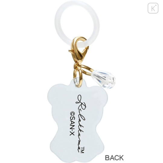 Japan San-X Acrylic Keychain - Rilakkuma : Rainy Day to Sunny White - 2