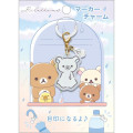 Japan San-X Acrylic Keychain - Rilakkuma : Rainy Day to Sunny White - 4