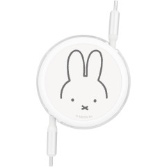Japan Miffy PD60W USB Type-C Sync & Power Reel Cable - Miffy : Face