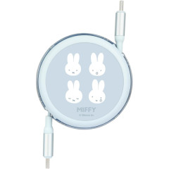 Japan Miffy PD60W USB Type-C Sync & Power Reel Cable - Miffy
