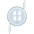 Japan Miffy PD60W USB Type-C Sync & Power Reel Cable - Miffy - 1