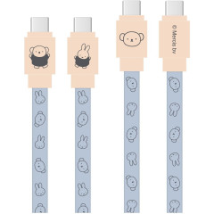 Japan Miffy PD60W USB Type-C Sync & Power Cable - Boris & Miffy