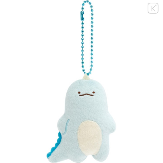 Japan San-X Plush Badge With Ball Chain - Sumikko Gurashi : What if Evolved Tokage C - 1