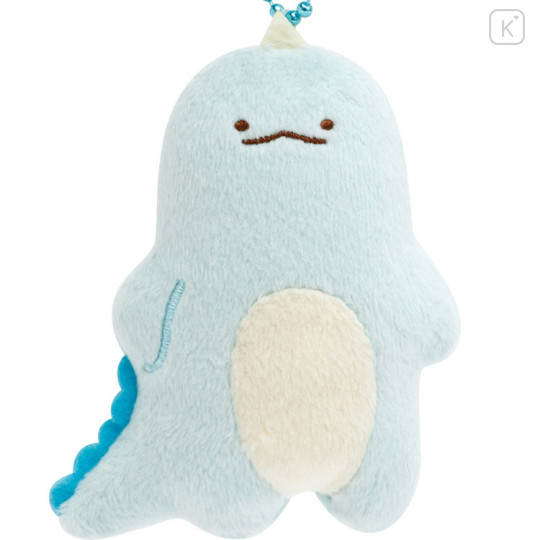 Japan San-X Plush Badge With Ball Chain - Sumikko Gurashi : What if Evolved Tokage C - 2
