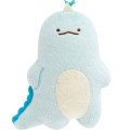 Japan San-X Plush Badge With Ball Chain - Sumikko Gurashi : What if Evolved Tokage C - 2