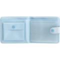 Japan San-X Small Vinyl Wallet - Sumikko Gurashi : Train On The Way Home Blue - 3