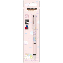 Japan San-X Juice Up 3 in 1 Gel Pen - Sumikko Gurashi : Ribbon Pink