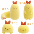 Japan San-X Petit Collection Mascot Set - Sumikko Gurashi : What if Evolved Ebifurai no Shippo Fried Shrimp Tail Flocked - 2