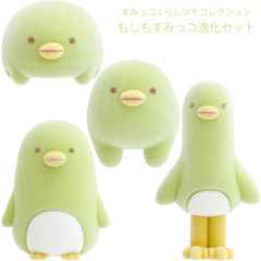 Japan San-X Petit Collection Mascot Set - Sumikko Gurashi : What if Evolved Penguin? Flocked
