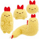 Japan San-X Tenori Plush (SS) Set - Sumikko Gurashi : What if Evolved Ebifurai no Shippo Fried Shrimp Tail