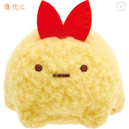 Japan San-X Tenori Plush (SS) Set - Sumikko Gurashi : What if Evolved Ebifurai no Shippo Fried Shrimp Tail - 6