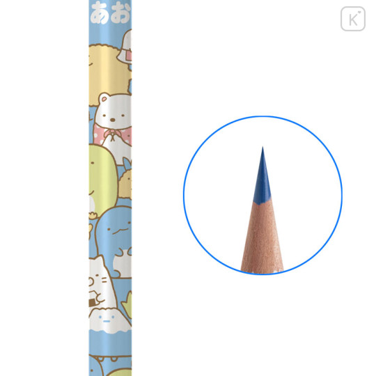 Japan San-X Blue Color Pencil - Sumikko Gurashi : All Over Pattern - 2