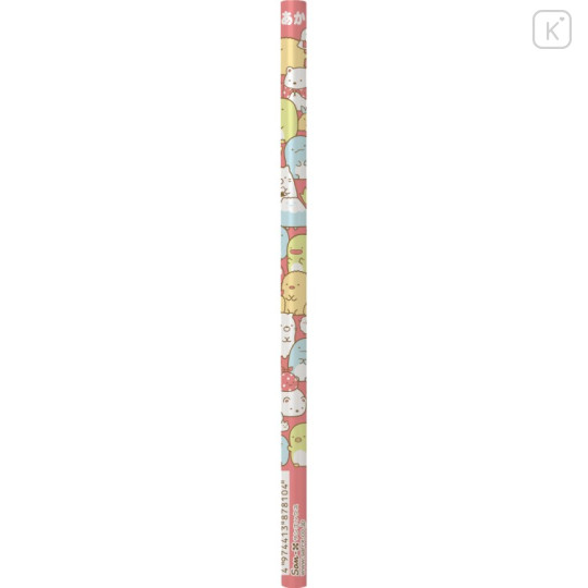 Japan San-X Red Color Pencil - Sumikko Gurashi : All Over Pattern - 1
