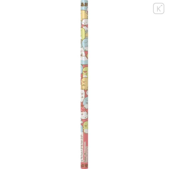 Japan San-X Double Sided Color Pencil - Sumikko Gurashi : All Over Pattern Red & Blue - 1