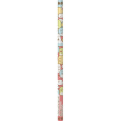 Japan San-X Double Sided Color Pencil - Sumikko Gurashi : All Over Pattern Red & Blue