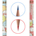 Japan San-X Double Sided Color Pencil - Sumikko Gurashi : All Over Pattern Red & Blue - 2