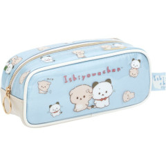 Japan San-X Pen Pouch Pencil Case - Ishiyowa-chan : Light Blue