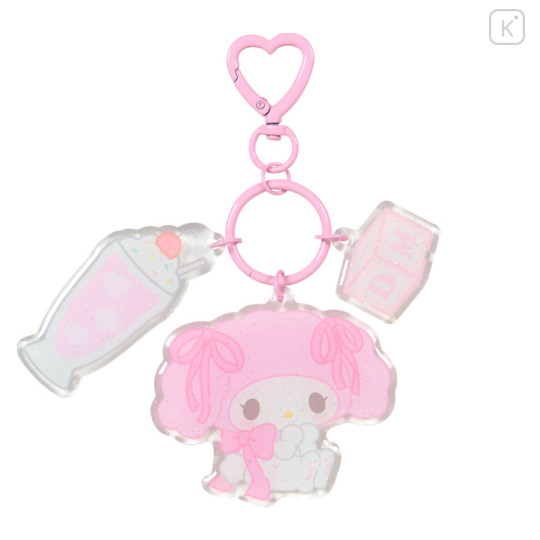 Japan Sanrio Acrylic Keychain - My Melody : Pastel Color Toy - 1