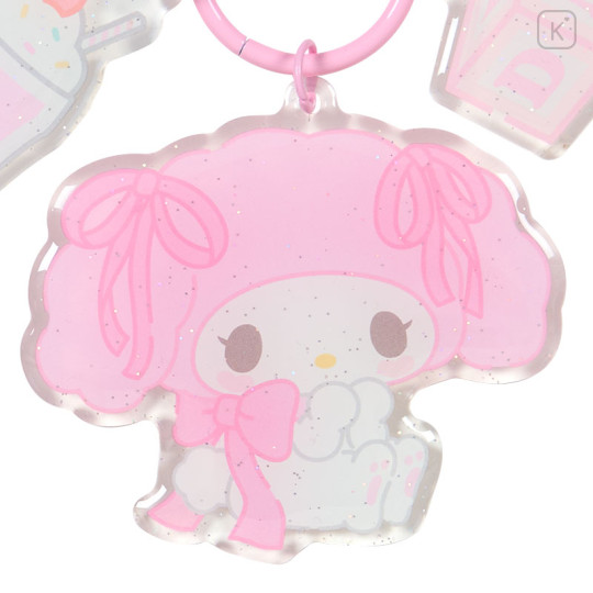 Japan Sanrio Acrylic Keychain - My Melody : Pastel Color Toy - 2