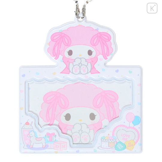 Japan Sanrio Card Case with Strap - My Melody : Pastel Color Toy - 2
