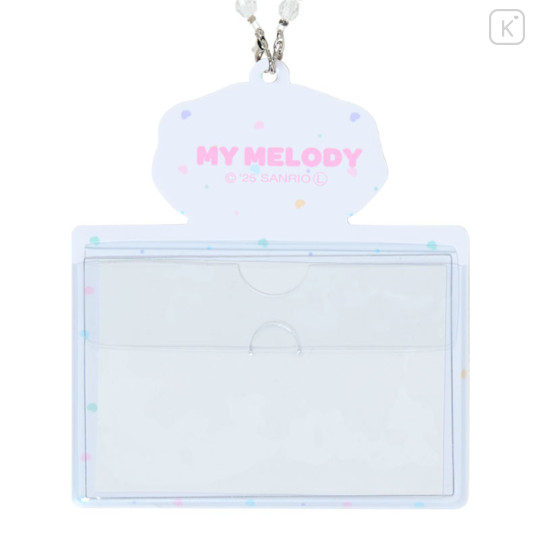 Japan Sanrio Card Case with Strap - My Melody : Pastel Color Toy - 3