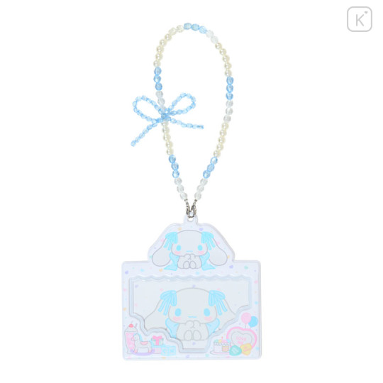 Japan Sanrio Card Case with Strap - Cinnamoroll : Pastel Color Toy - 1