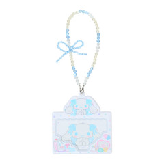 Japan Sanrio Card Case with Strap - Cinnamoroll : Pastel Color Toy