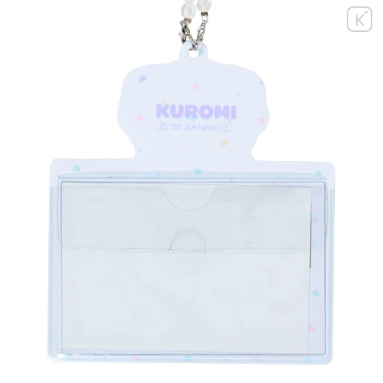 Japan Sanrio Card Case with Strap - Kuromi : Pastel Color Toy - 3