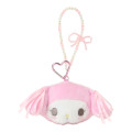 Japan Sanrio Face-shaped Mini Pouch - My Melody : Pastel Color Toy - 1