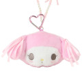 Japan Sanrio Face-shaped Mini Pouch - My Melody : Pastel Color Toy - 2