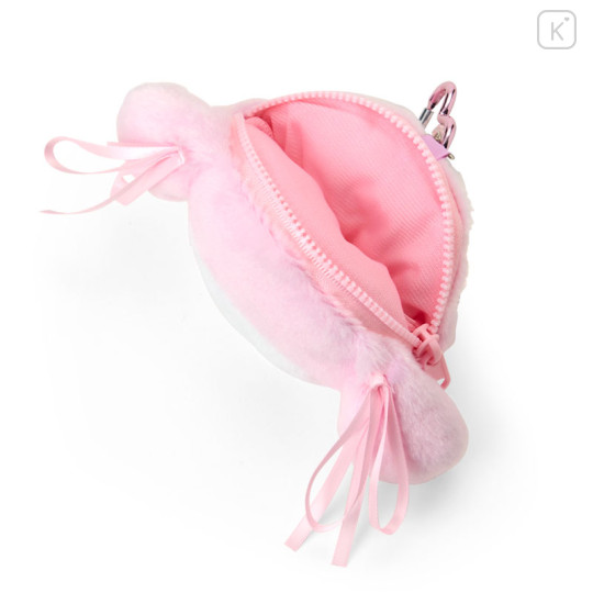 Japan Sanrio Face-shaped Mini Pouch - My Melody : Pastel Color Toy - 3