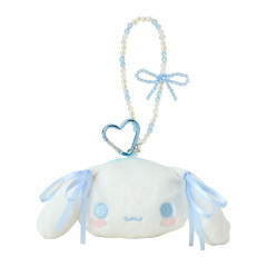 Japan Sanrio Face-shaped Mini Pouch - Cinnamoroll : Pastel Color Toy