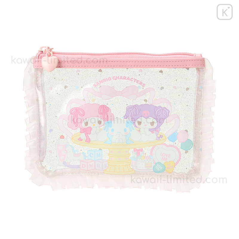 Japan Sanrio Flat Pouch - Cinnamoroll & Kuromi & My Melody