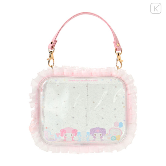 Japan Sanrio Clear Pouch - Cinnamoroll & Kuromi & My Melody : Pastel Color Toy - 1