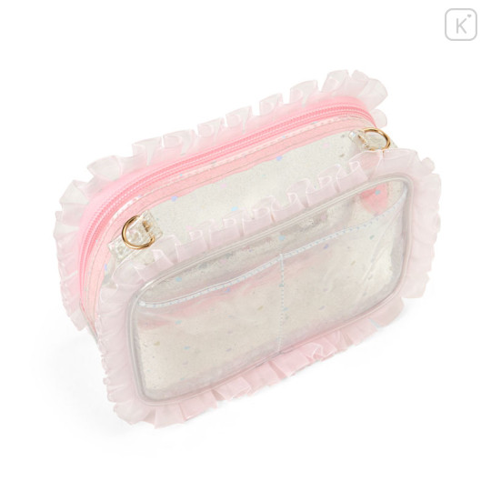 Japan Sanrio Clear Pouch - Cinnamoroll & Kuromi & My Melody : Pastel Color Toy - 2