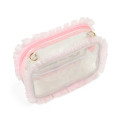 Japan Sanrio Clear Pouch - Cinnamoroll & Kuromi & My Melody : Pastel Color Toy - 2