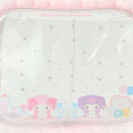 Japan Sanrio Clear Pouch - Cinnamoroll & Kuromi & My Melody : Pastel Color Toy - 3