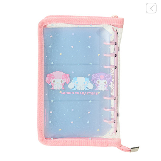Japan Sanrio Multi Binder Pouch - Cinnamoroll & Kuromi & My Melody : Pastel Color Toy - 2