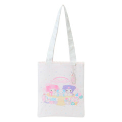 Japan Sanrio Tote Bag - Cinnamoroll & Kuromi & My Melody : Pastel Color Toy