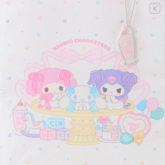 Japan Sanrio Tote Bag - Cinnamoroll & Kuromi & My Melody : Pastel Color Toy - 4