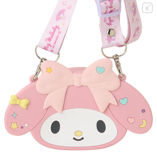 Japan Sanrio Original Face-shaped Pochette - My Melody - 3