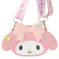 Japan Sanrio Original Face-shaped Pochette - My Melody - 3